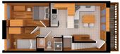 Apartment in Courchevel 1850