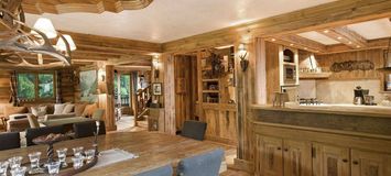 The mountain chalet in Courchevel 1850