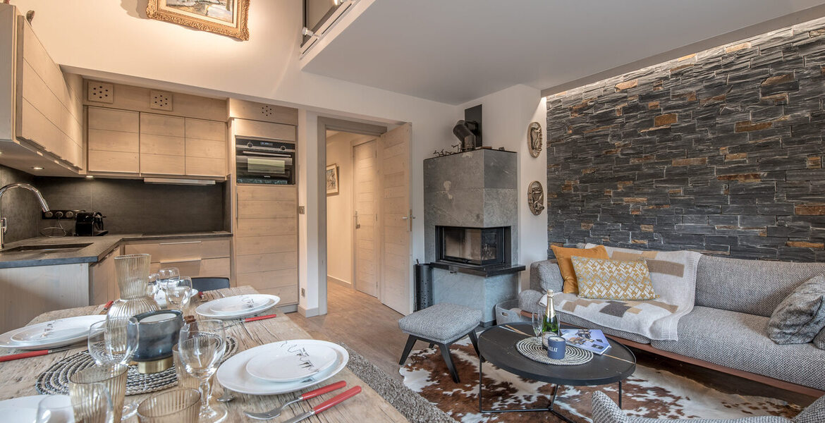 Encantador apartamento de esquina en alquiler en Méribel 