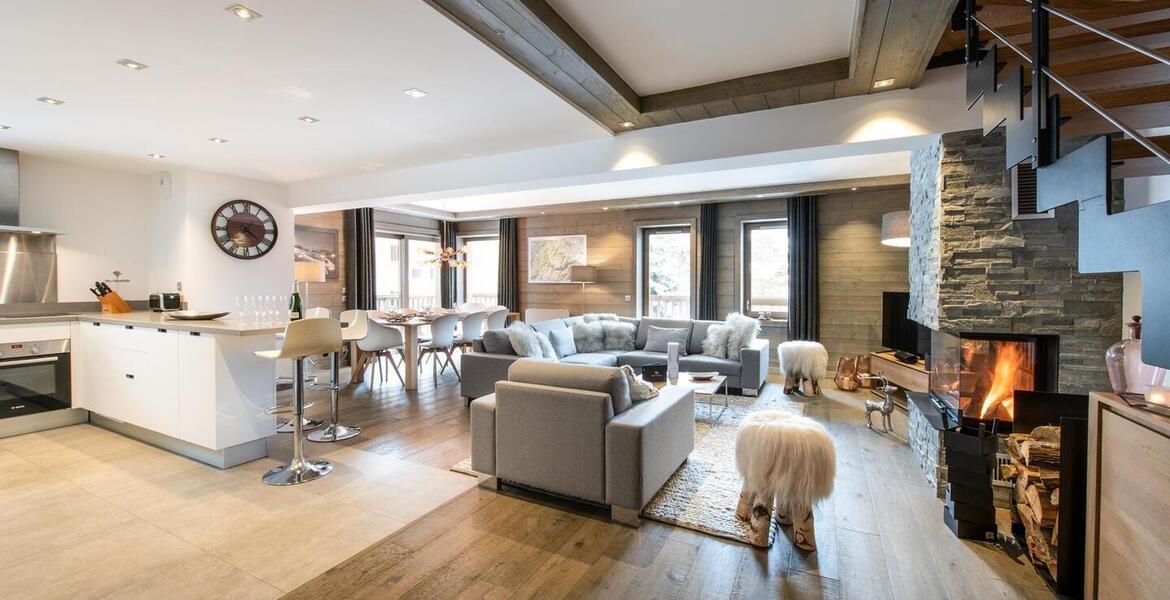 The penthouse for rent in Courchevel 1650 Moriond