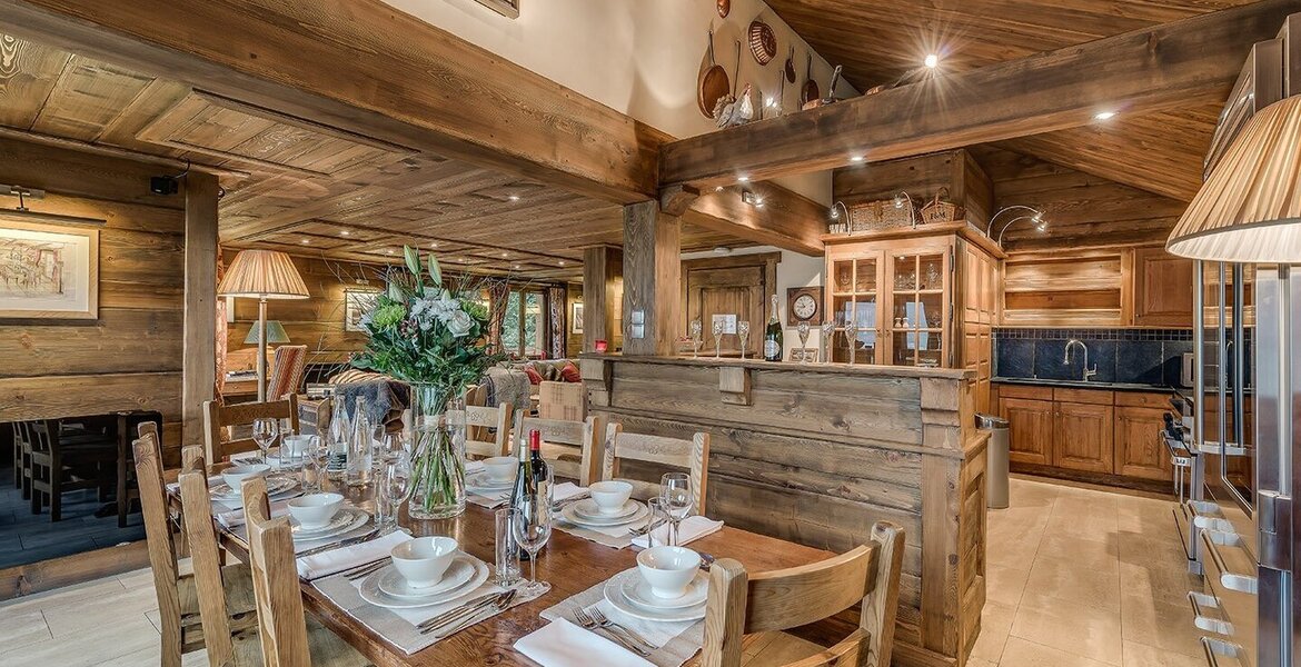 Merveilleux chalet douillet niché au cœur de Méribel à louer