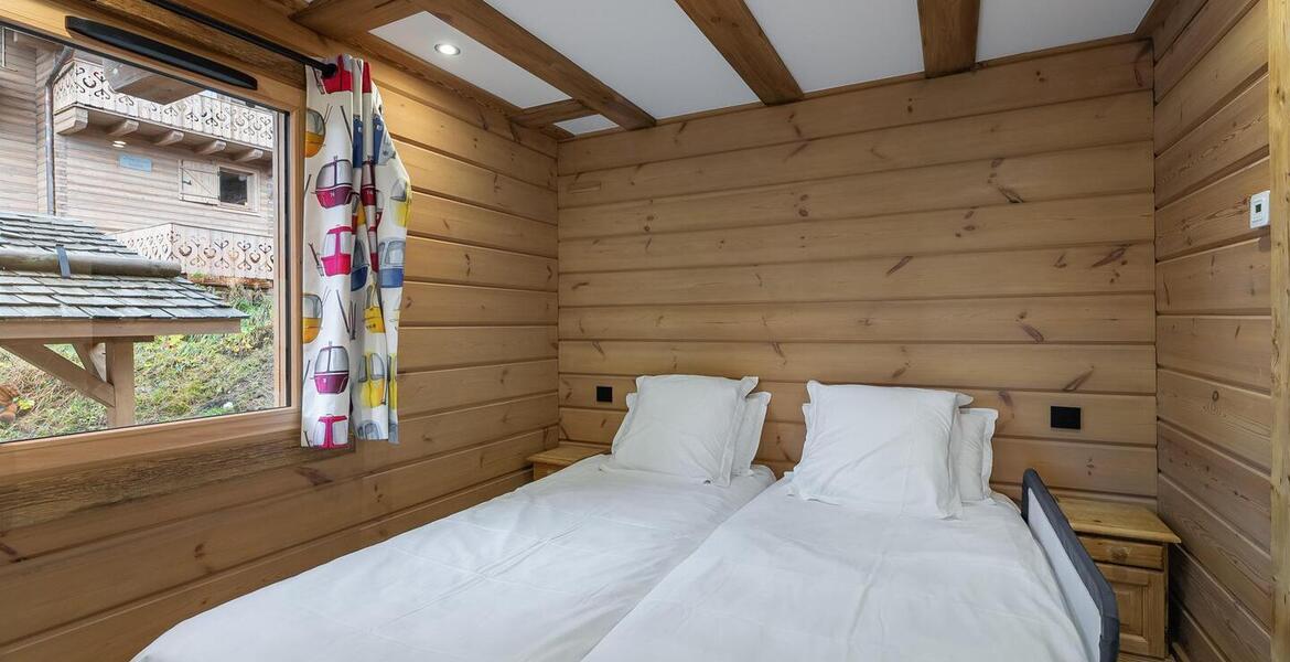 Chalet à louer à La Tania, Courchevel avec 5 chambres
