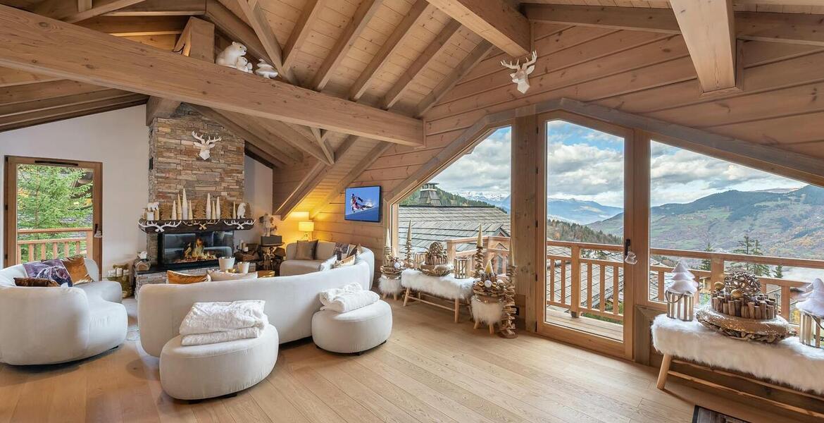 Chalet à louer à La Tania, Courchevel avec 5 chambres