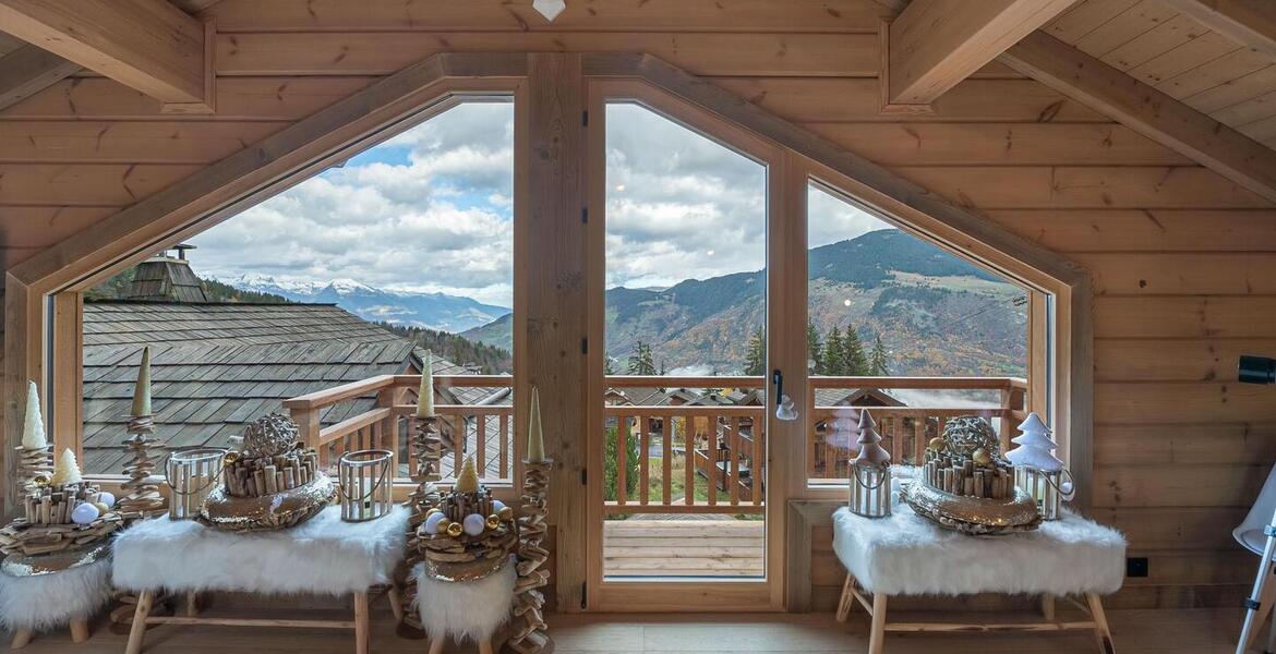 Chalet à louer à La Tania, Courchevel avec 5 chambres