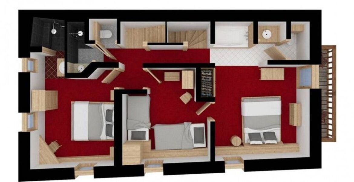 Chalet en alquiler en Méribel Raffort