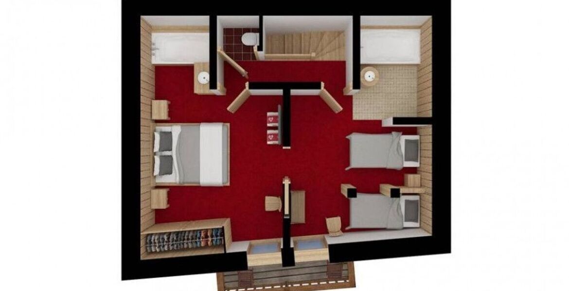 Chalet en alquiler en Méribel Raffort