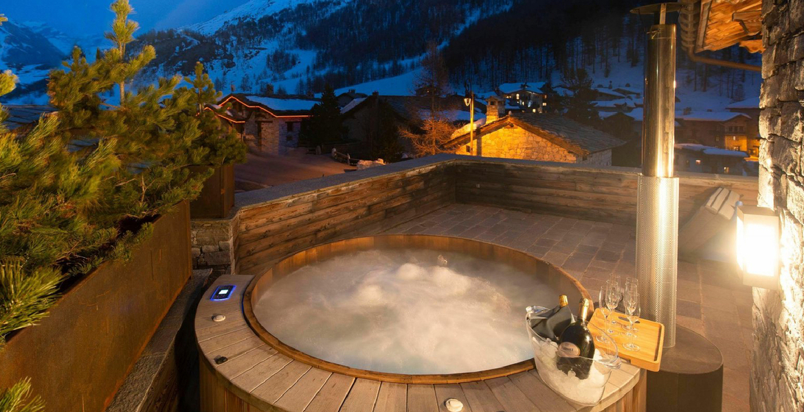 Chalet dans les montagnes de Val-d'Isère 