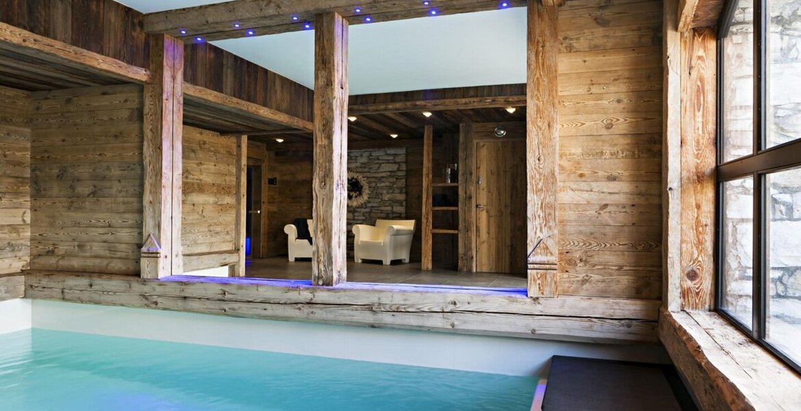 This luxury chalet rental in Val d'Isère Alps France 