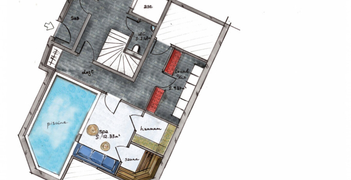 Ce chalet est une véritable retraite du monde