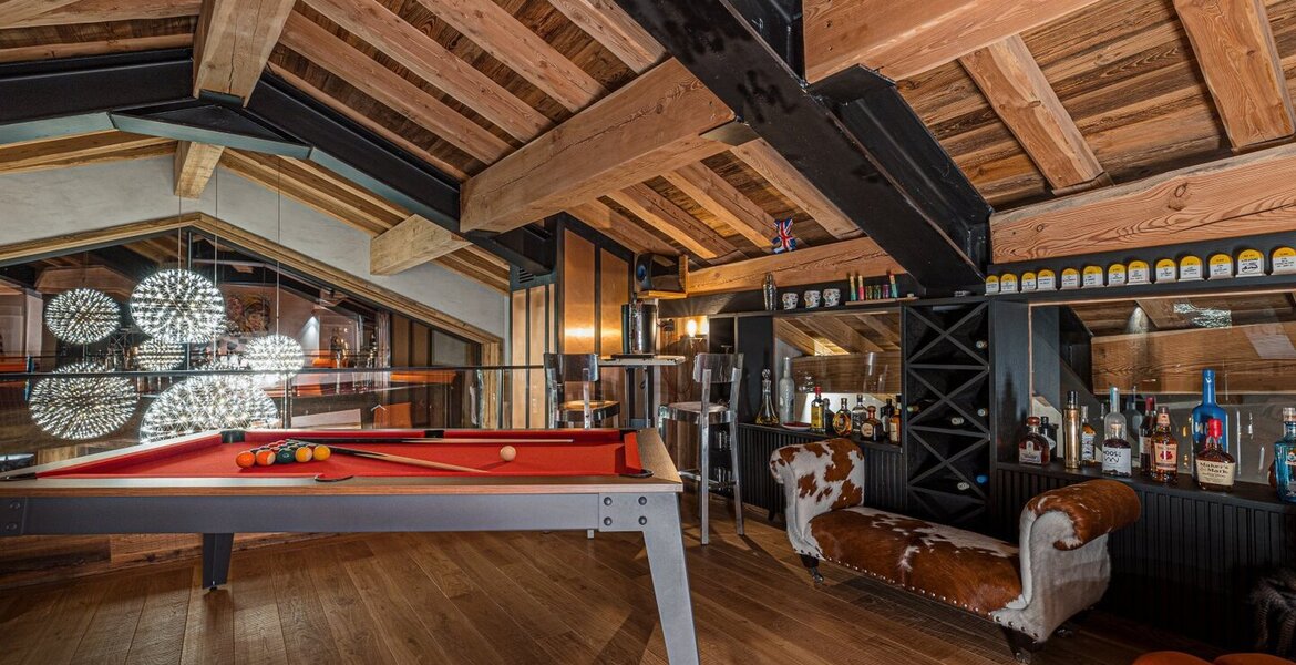 Situé au cœur des Alpes françaises le chalet de Val d'Isère