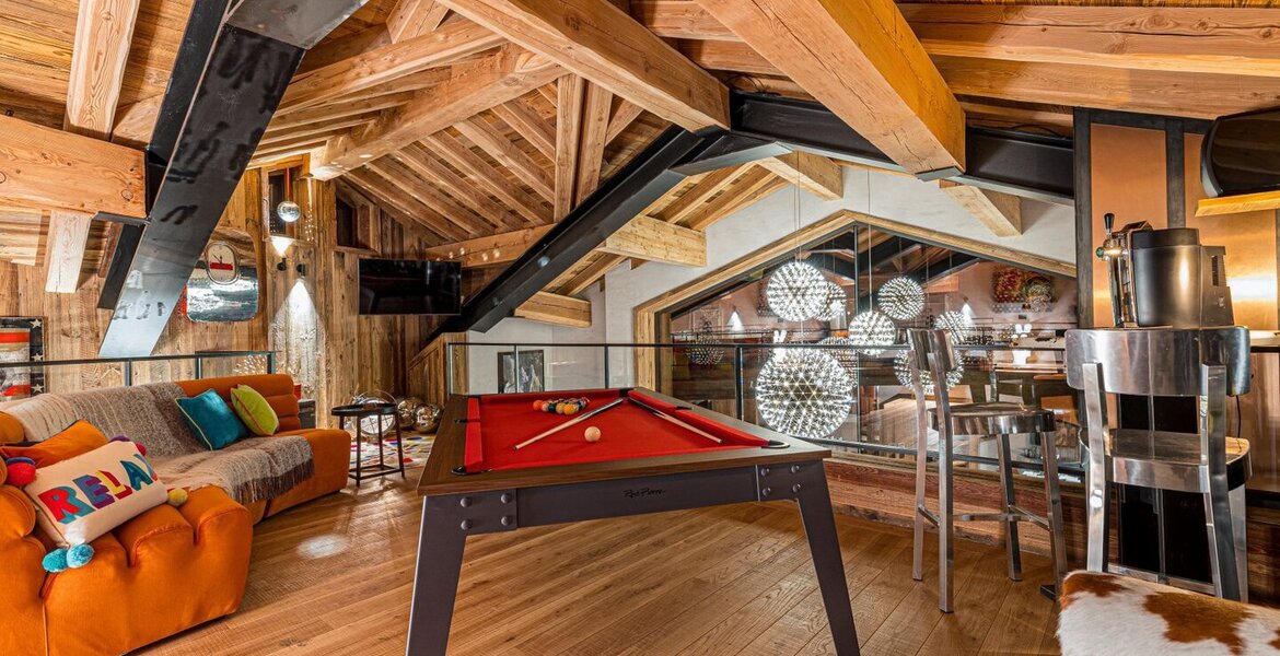 Situé au cœur des Alpes françaises le chalet de Val d'Isère