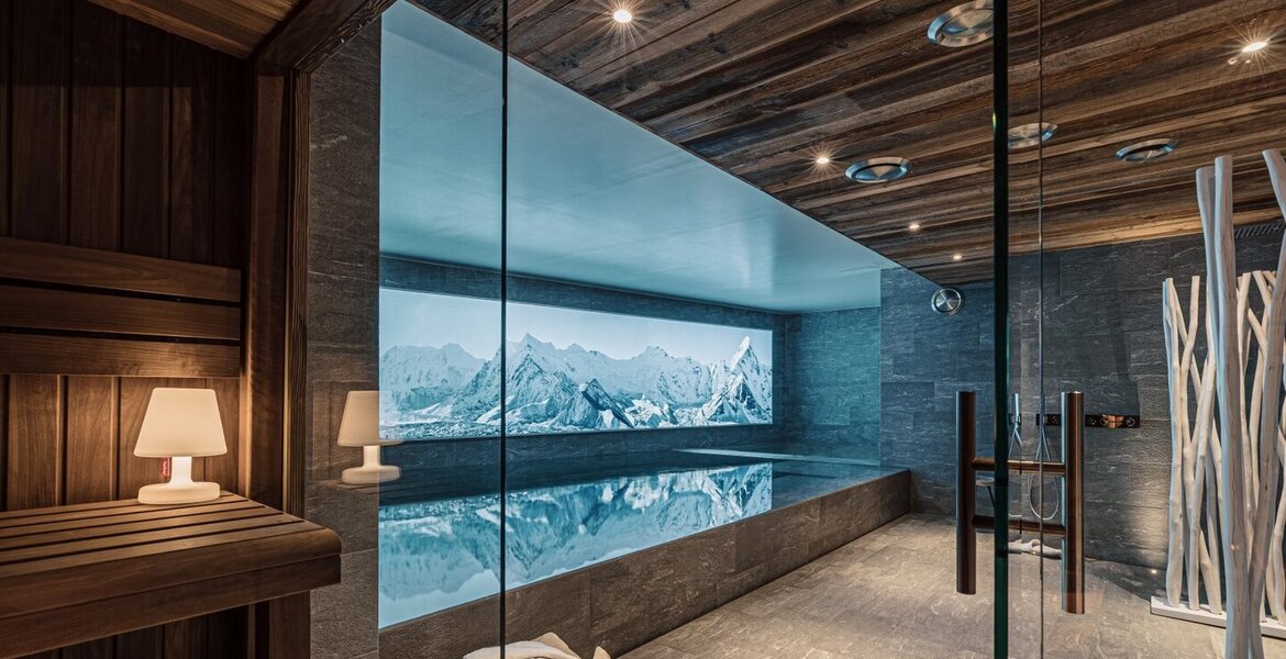 Situé au cœur des Alpes françaises le chalet de Val d'Isère