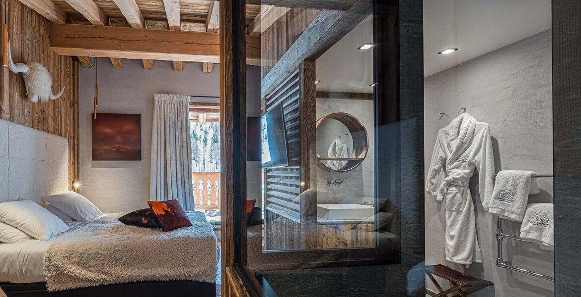 Situé au cœur des Alpes françaises le chalet de Val d'Isère