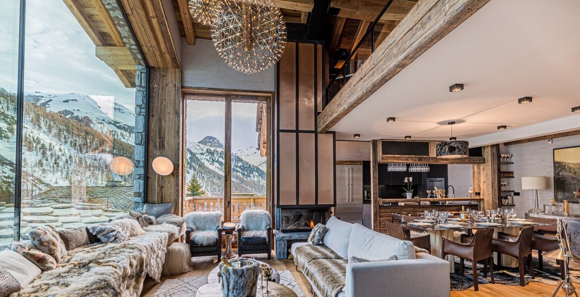 Situé au cœur des Alpes françaises le chalet de Val d'Isère