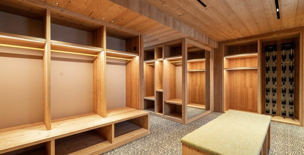 A louer Chalet ski-in ski-out Courchevel 1300 Le Praz