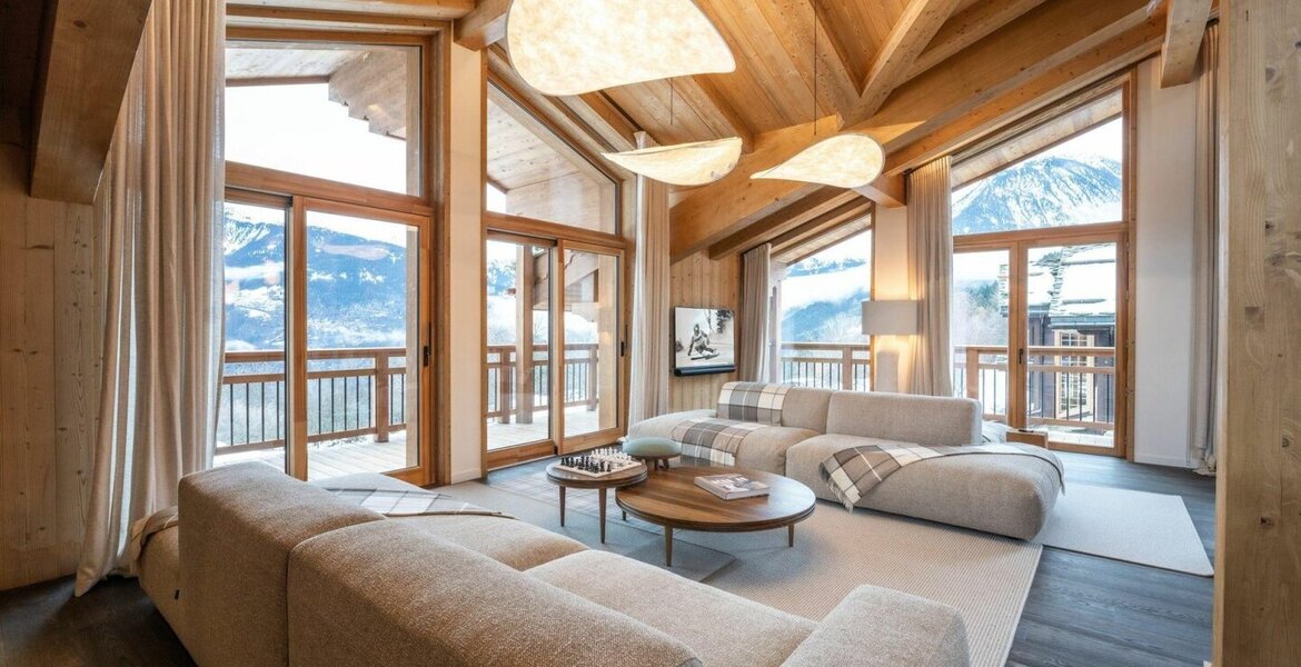 A louer Chalet ski-in ski-out Courchevel 1300 Le Praz