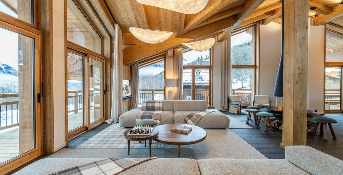 A louer Chalet ski-in ski-out Courchevel 1300 Le Praz