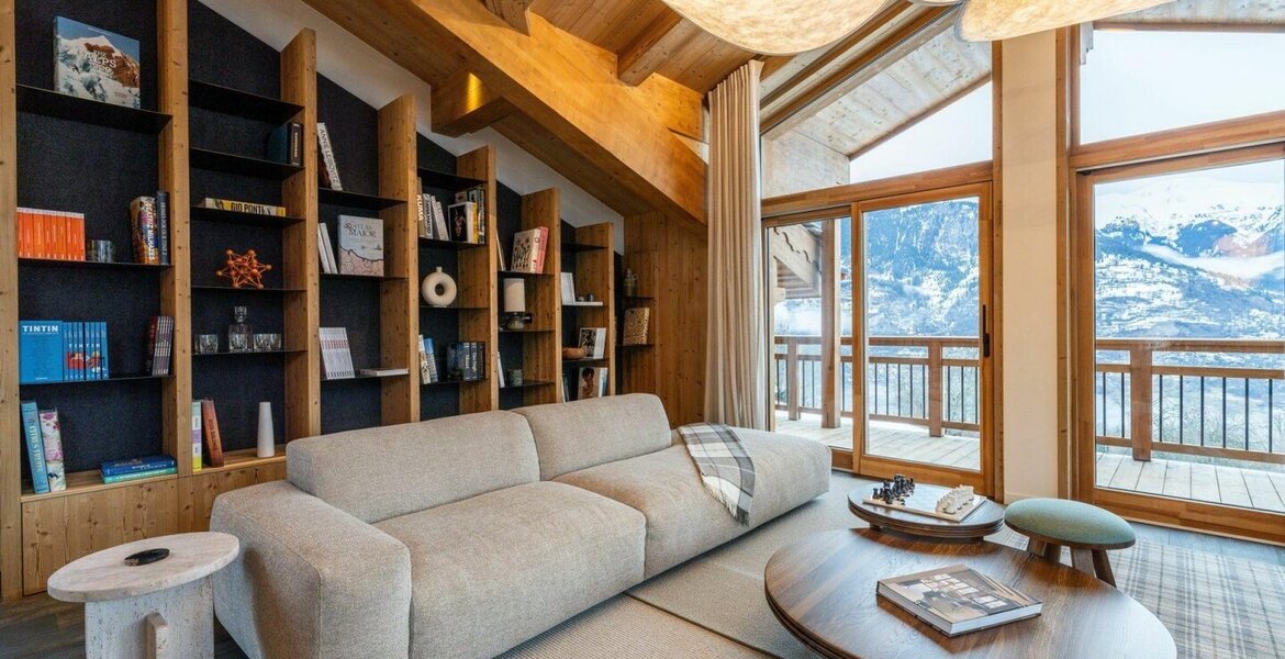 A louer Chalet ski-in ski-out Courchevel 1300 Le Praz