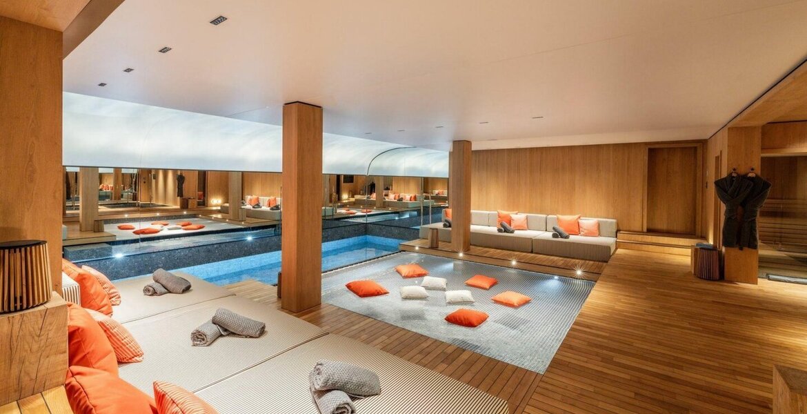 A louer Chalet ski-in ski-out Courchevel 1300 Le Praz