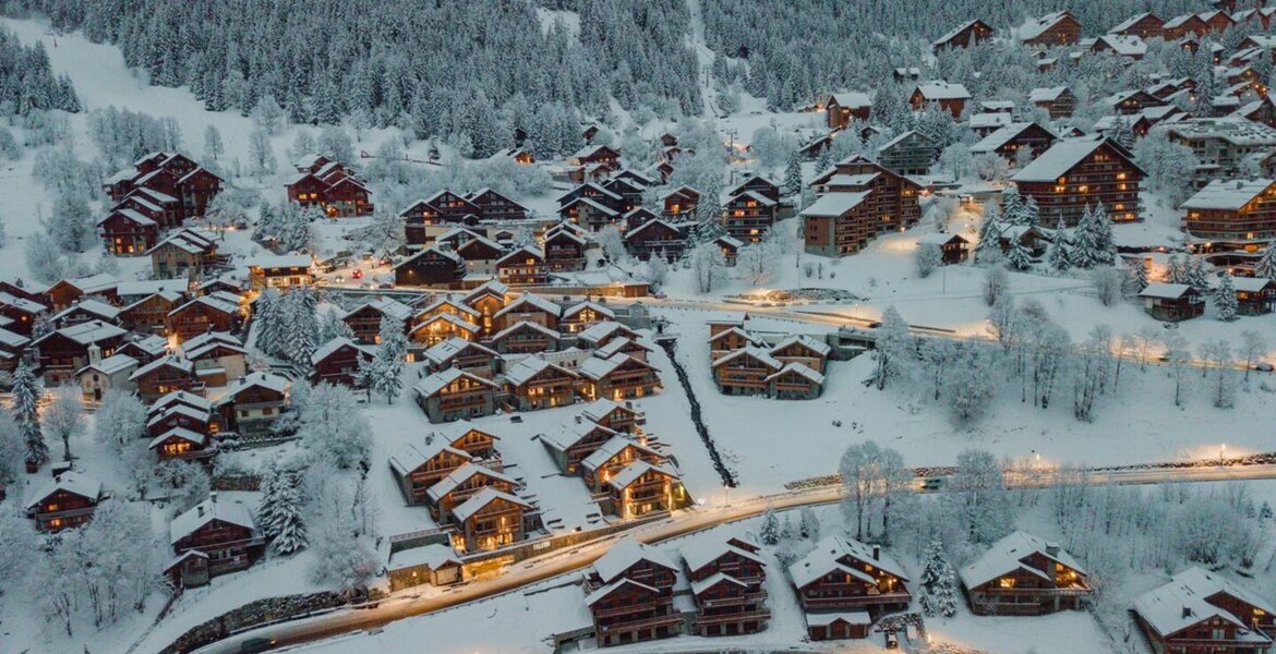 L'appartement á Meribel, situé au 1er étage de la résidence