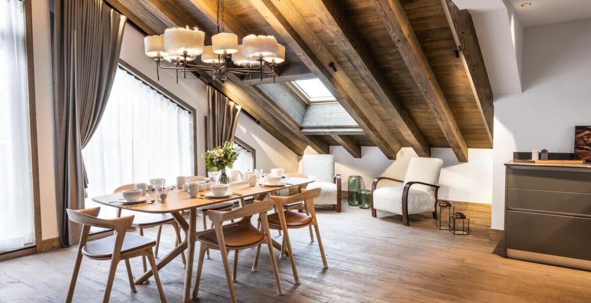 ¡Piso dúplex en residencia en el corazón de Méribel! 