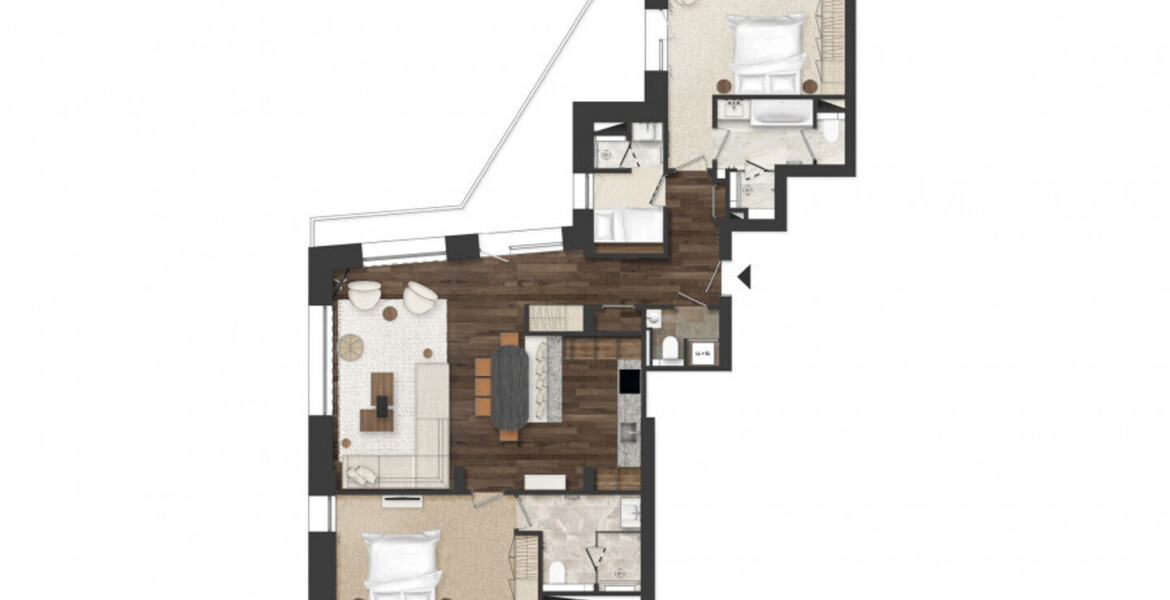 Apartamento en alquiler en Courchevel 1850