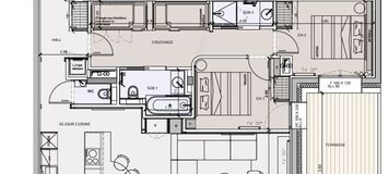Apartment for rent in Meribel