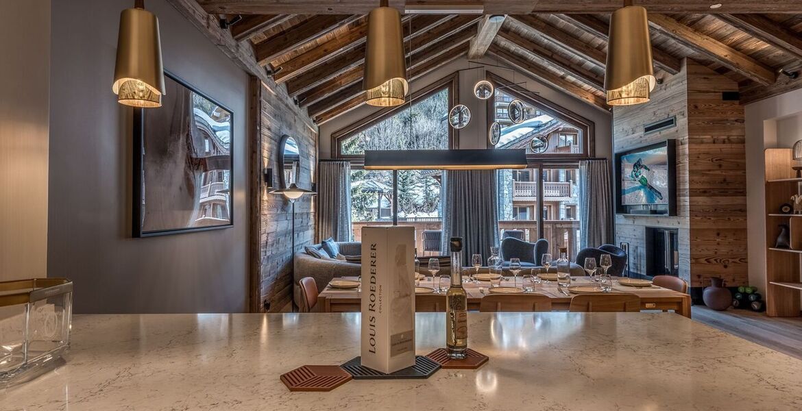 Penthouse for rent in Meribel