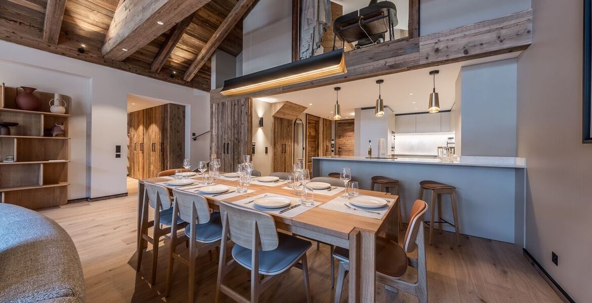Penthouse for rent in Meribel