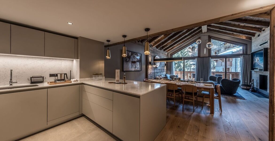 Penthouse for rent in Meribel