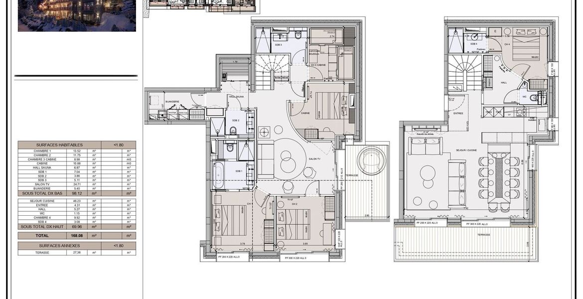 Apartamento en alquiler en Residence Le Génépi Méribel