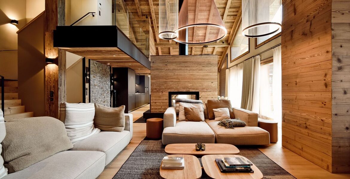 Penthouse for rent in Meribel Résidence Fleur des Alpes