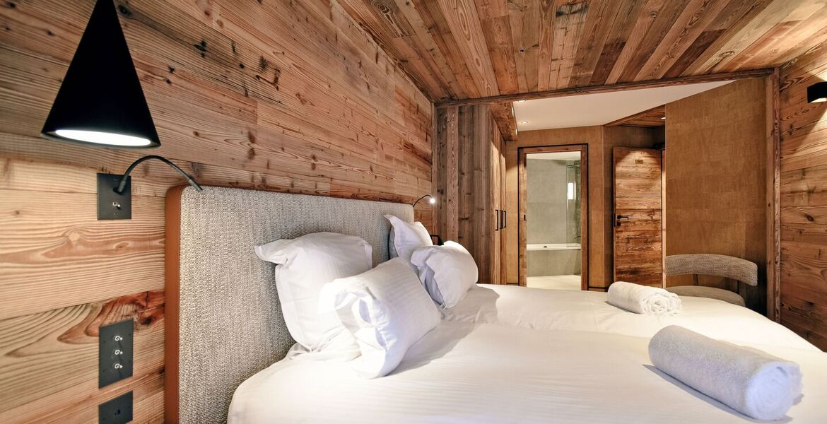 Penthouse for rent in Meribel Résidence Fleur des Alpes