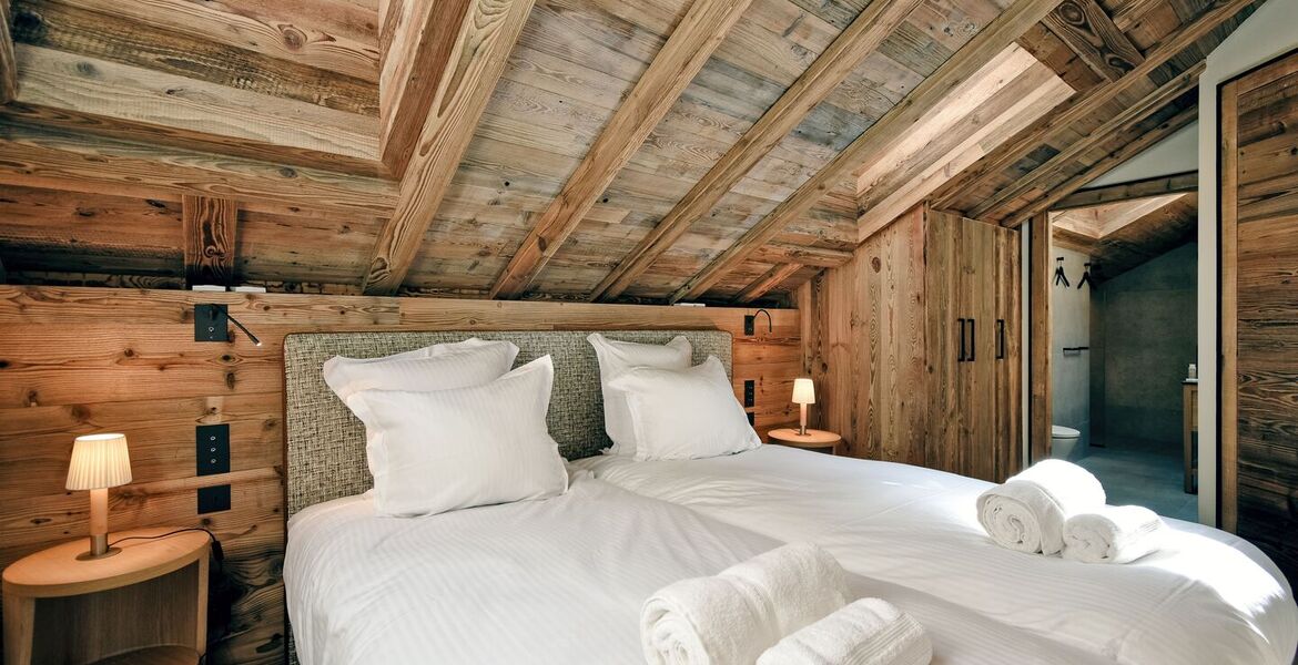 Penthouse for rent in Meribel Résidence Fleur des Alpes