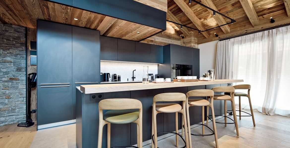 Penthouse for rent in Meribel Résidence Fleur des Alpes