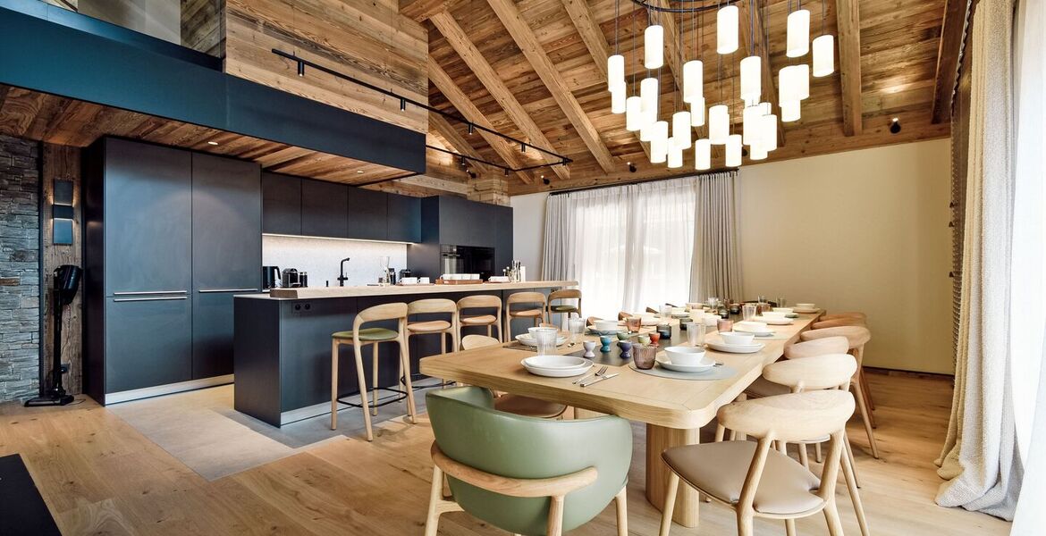 Penthouse for rent in Meribel Résidence Fleur des Alpes