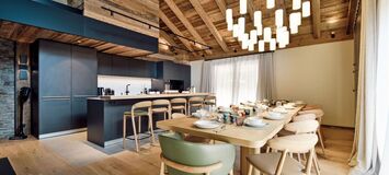 Penthouse for rent in Meribel Résidence Fleur des Alpes