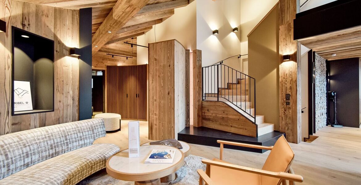 Penthouse for rent in Meribel Résidence Fleur des Alpes