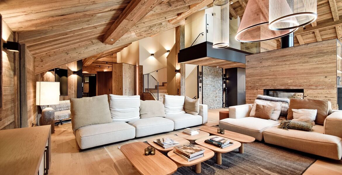 Penthouse for rent in Meribel Résidence Fleur des Alpes