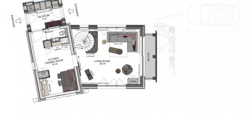 Two bedroom chalet for rent in Courchevel 1550 Village