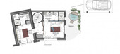 Two bedroom chalet for rent in Courchevel 1550 Village
